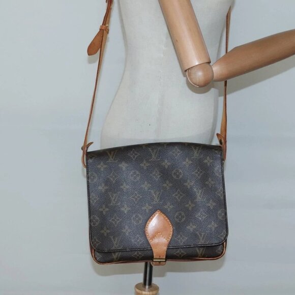 LOUIS VUITTON Monogram Cartouchiere GM Shoulder Bag M51252 LV Auth BA4214 - Picture 1 of 16